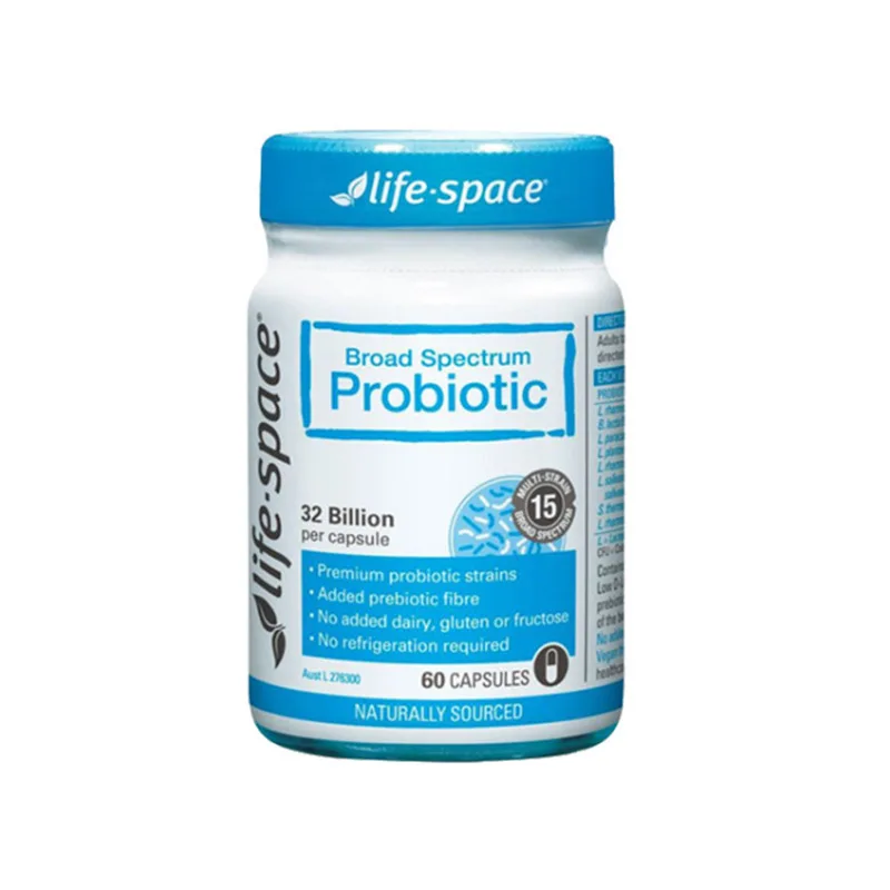 

1 Bottle Probiotics Broad Spectrum Adult Probiotic Capsules Gastrointestinal Maintenance Intestinal Maintenance 60 Capsules