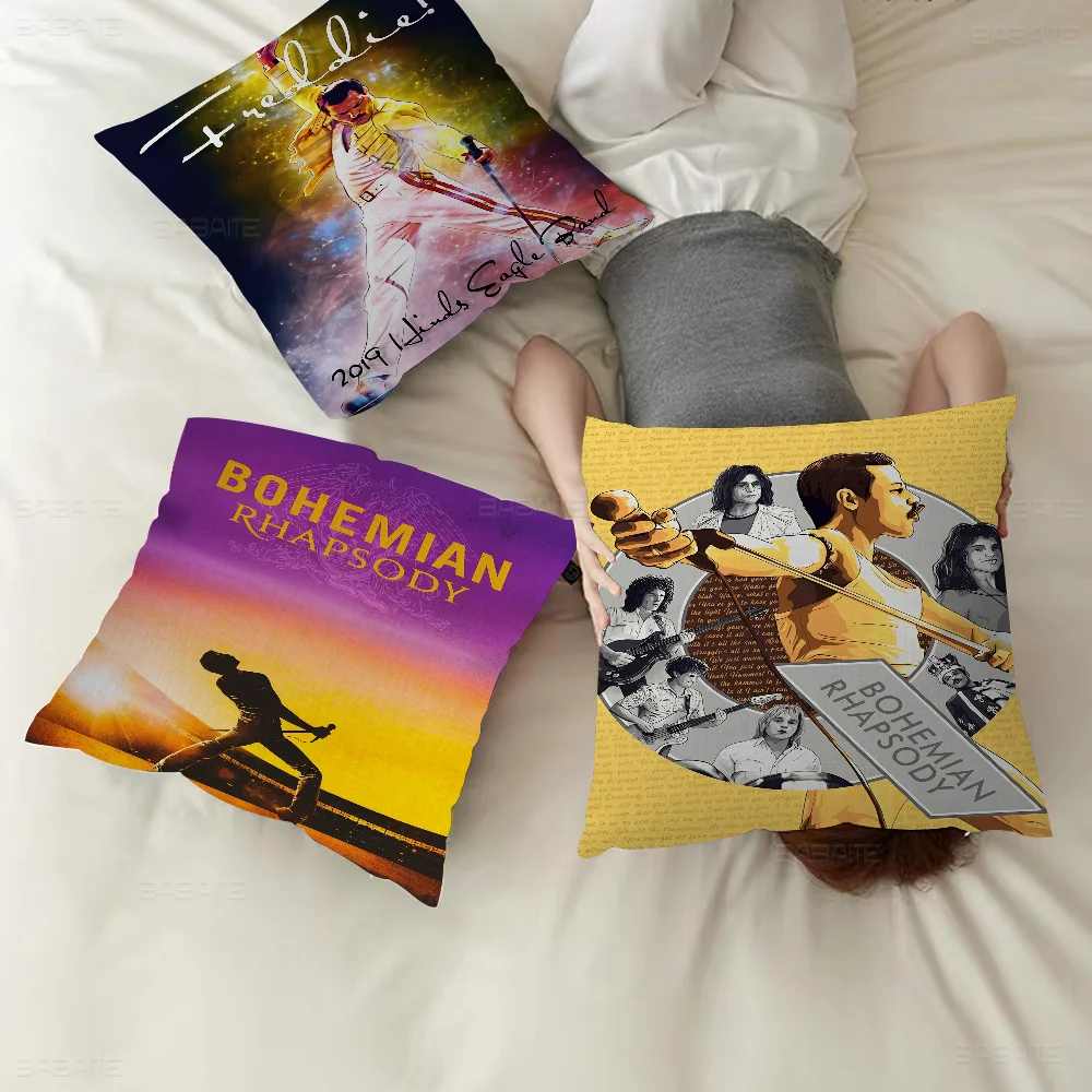 Чехол для подушки Queen F-freddie Musical 30x50 полиэстеровые диванные декоративные