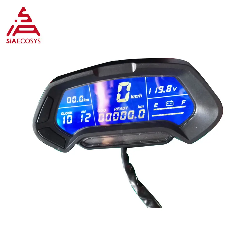 

SiAECOSYS CT-22 Display Hall версия 48 В-144 В программируемый электрический спидометр для мотоцикла подходит для контроллера Fardriver