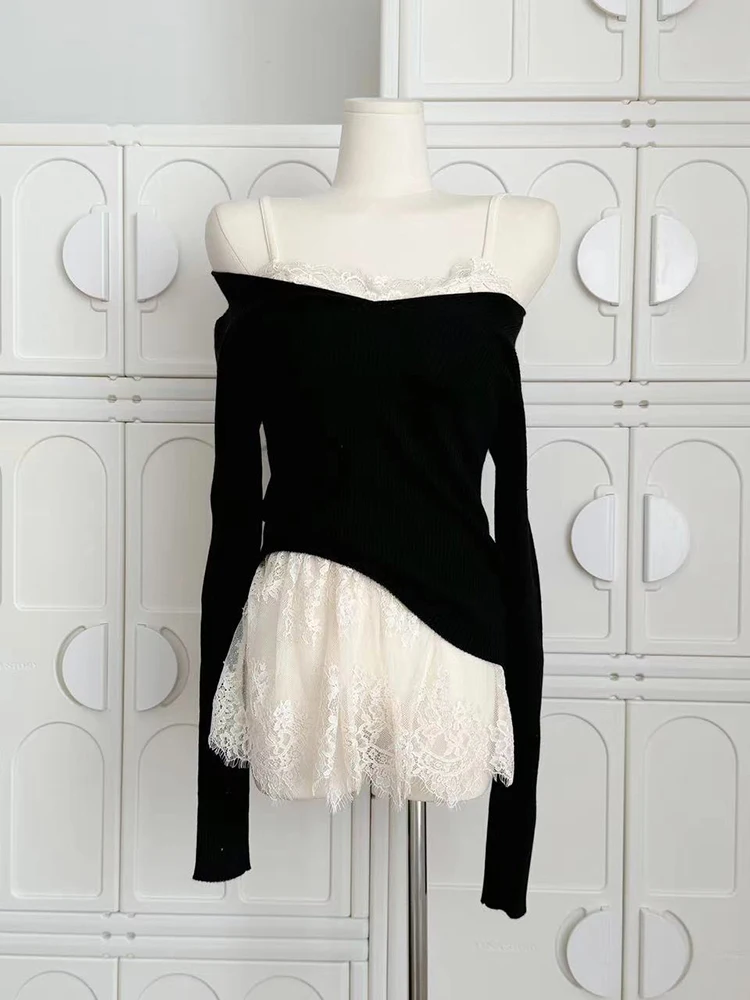 [Oein] Я осень чистый желаний бога войны кружевной ремень Осеннее базовое кружево