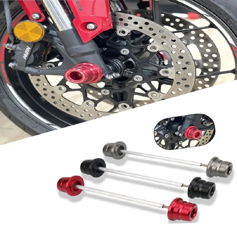 

For Honda CB650R CBR650R CB650F CBR650F 2014-2022 2021 Motorcycle Accessories Front Axle Fork Crash Sliders Wheel Protector