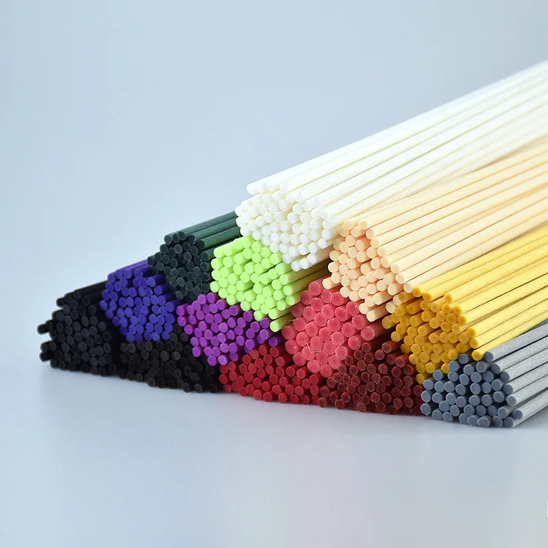 

300pcs Colored Aroma Diffuser Replacement Rattan Reed Sticks Air Freshener Aromatherapy Aroma Stick Oil Diffuser Refill Sticks