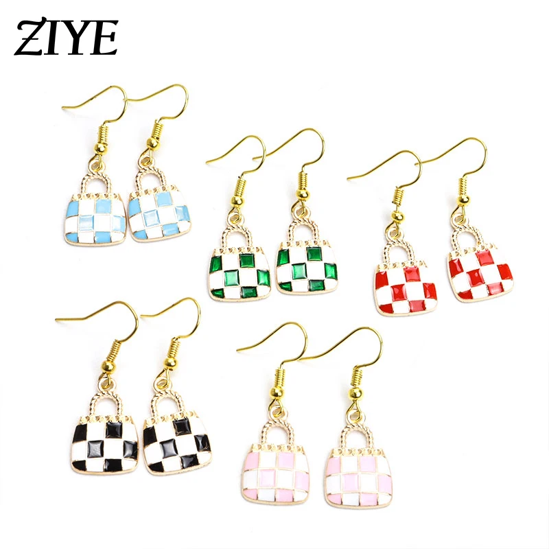 

Fashion Creative Bag Dangle Earrings for Women and Girls Cute Pendants Charms Handmade Drop Earrings Summer Jewelry Lovely Gifts