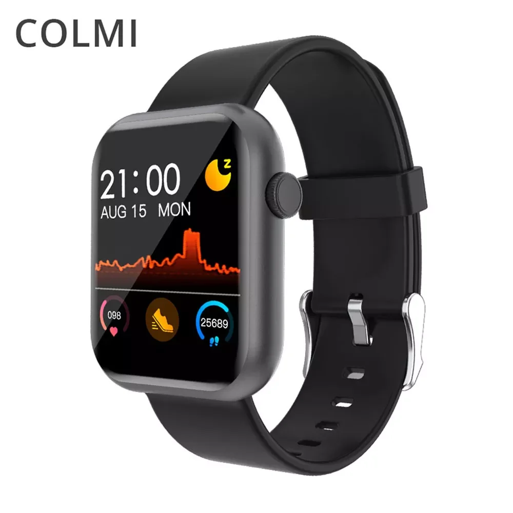 

COLMI P9 Smart Watch Men Built-in Game IP67 Waterproof Fitness tracker Heart Rate Monitor Woman Smartwatch for iOS Android phone