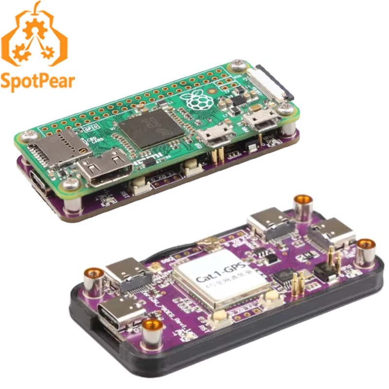 Raspberry Pi Zero 4G Cat1 с платой расширения USB-концентратора LTE/GPS/EA/EU также для нуля 2 Вт