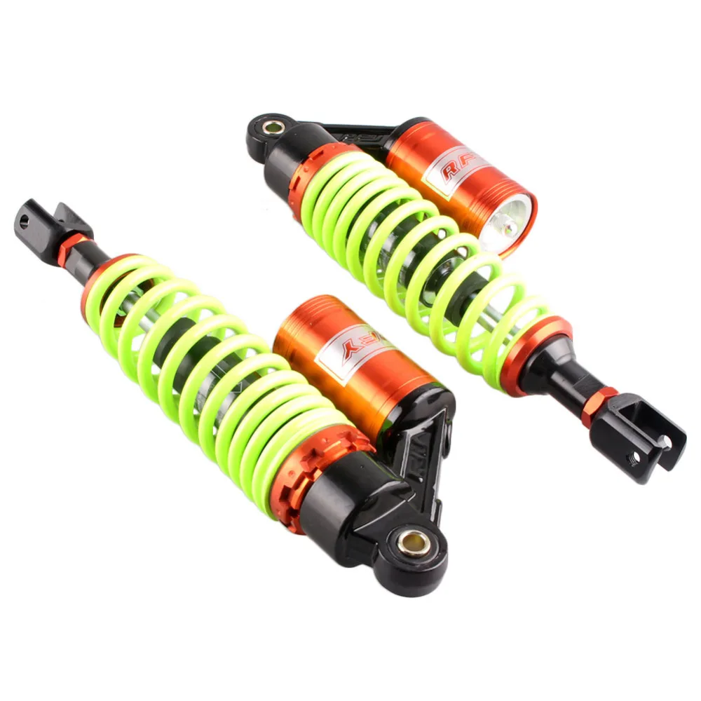 Фото 320 мм мотоциклетные воздушные амортизаторы для скутера Quad ATV Gokart Green №4