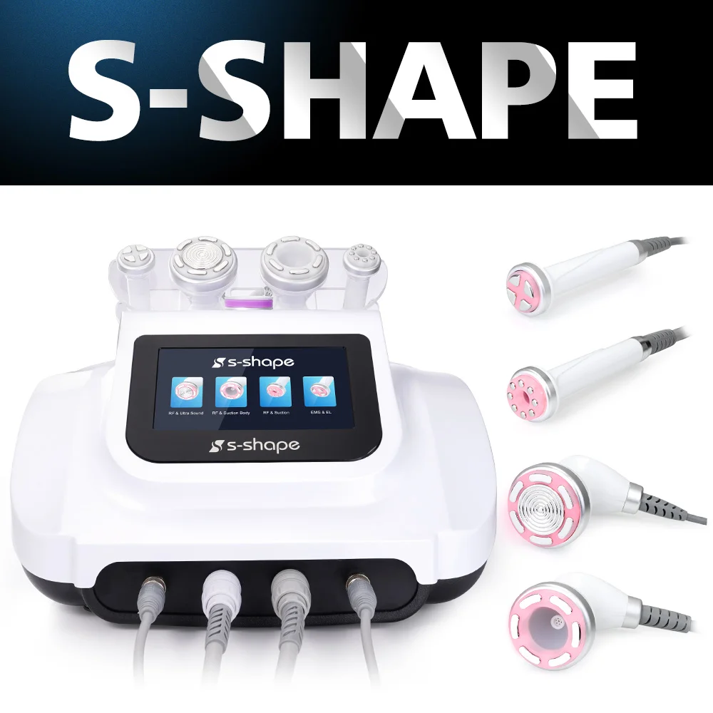 

Multifunctional S-SHAPE 4 In 1 Electroporation Body Face Care Cavitation Lipolaser Slimming Machine EMS Weight Loss Equipment