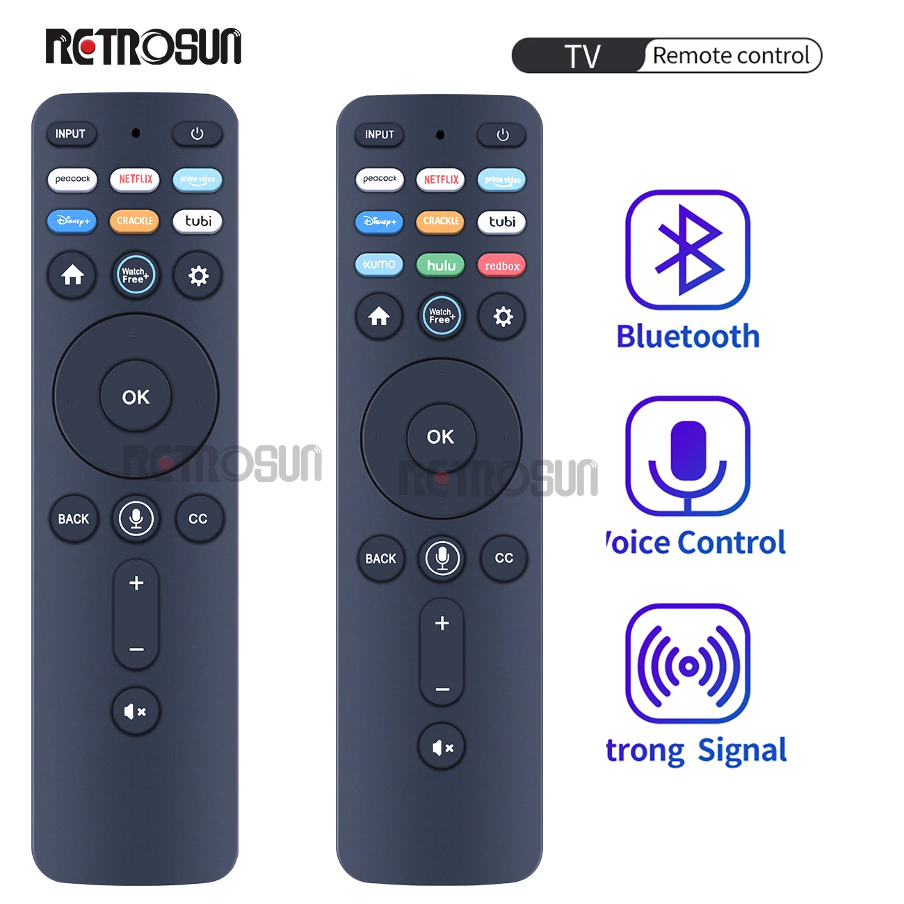 XRT260 XRT260-VZ8 для пульта дистанционного управления VIZIO Smart TV серии D/M/P/V 4K HDR, Универсальная замена, инфракрасный Bluetooth XRT260 XRT260-VZ8 для пульта дистанционного управления VIZIO Smart TV серии D/M/P/V 4K HDR, Универсальная замена, инфракрасный Bluetooth