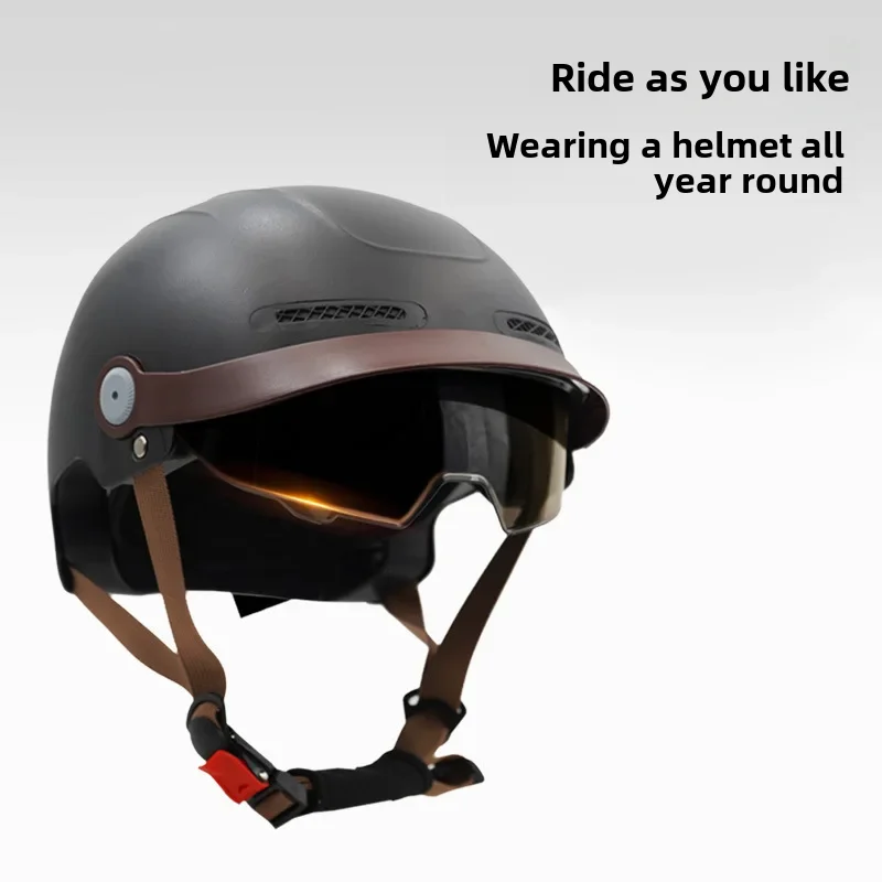 Zdk Cap Shield 3C шлем для электромобиля с двумя линзами мужская и женская летняя