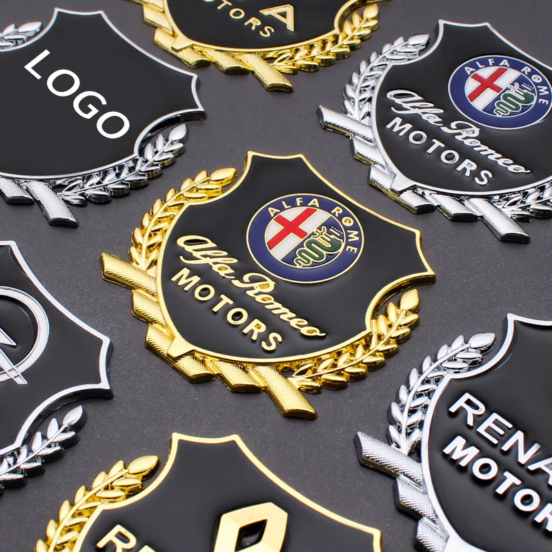 1/2 шт. Автомобильная Наклейка металлическая эмблема наклейка кузова s для Mercedes Benz