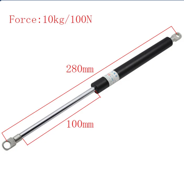 

Free shipping 280mm central distance, 100 mm stroke, pneumatic Auto Gas Spring, Lift Prop Gas Spring Damper
