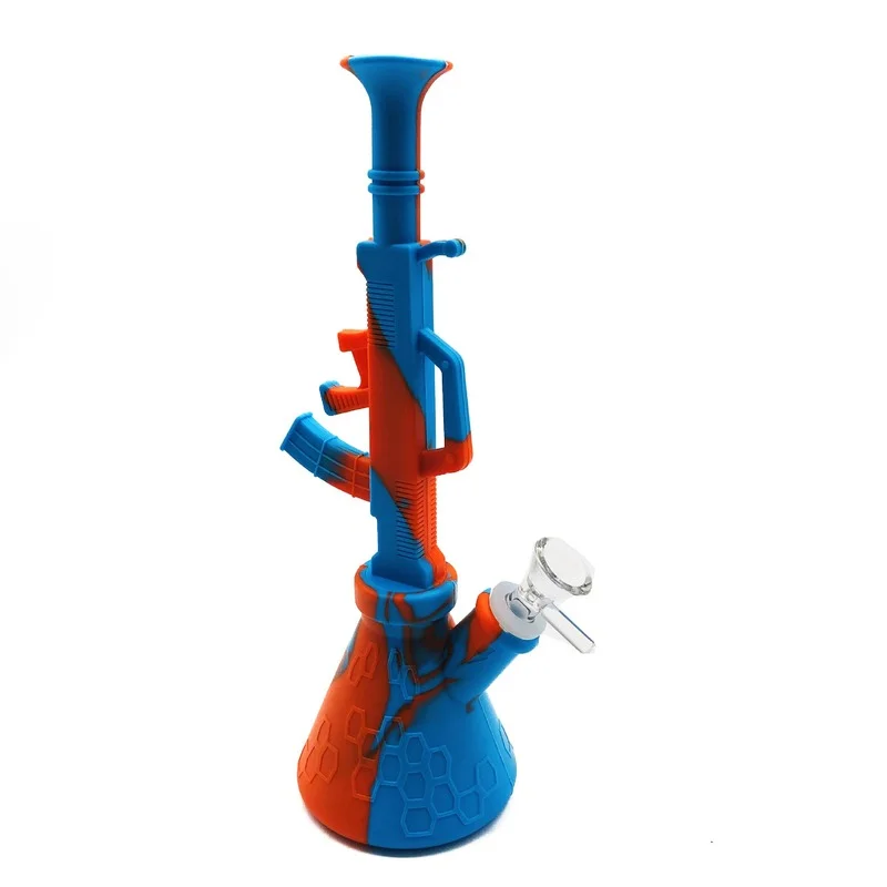 

New Fashion Silicone Tobacco Pipe Portable Hookah Cigarette Holder Drop Resistant Durable Washable Smoking Tool Dropshipping