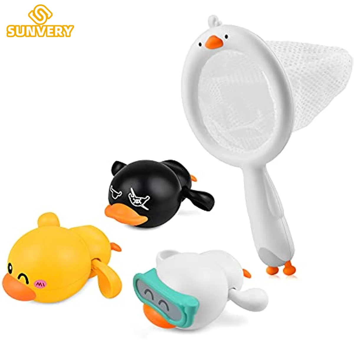 

Bathtub swimming duck Floating Wind-up Toys Pool Game Water Play ducks for Bathtub Shower Beach Infant Toddlers Kids Boys Girls