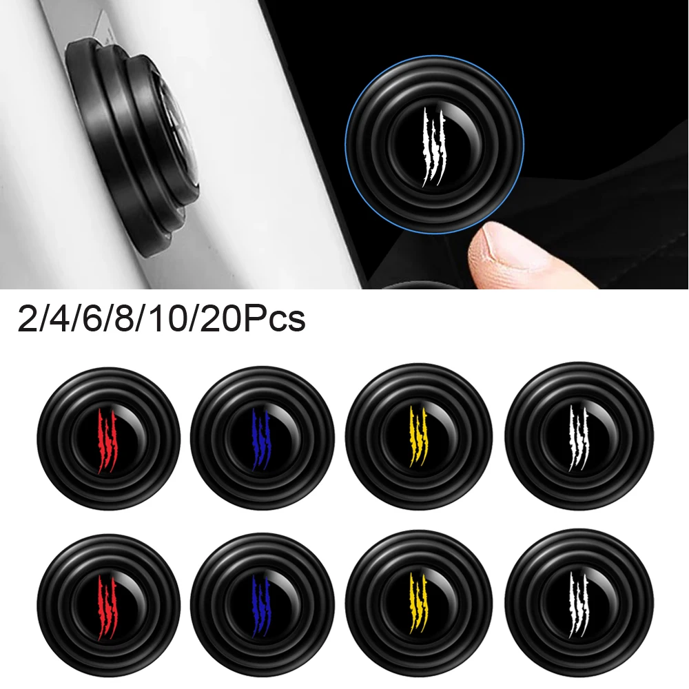 

Anti-collision Silicone Pad Car Door Closing Anti-shock Protection Silent Buffer Stickers Gasket Auto Accessories 4 Colors
