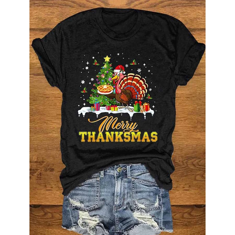 

Rheaclot Веселая благодарность, турецкий принт, Женская хлопковая Футболка с круглым вырезом