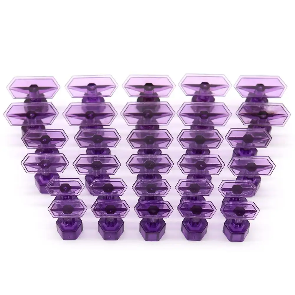 

30 Pieces Glue Pulling Tabs Paintless Dent Removal Set Auto Body Dent Repair Tabs Kit Use With Hand Puller