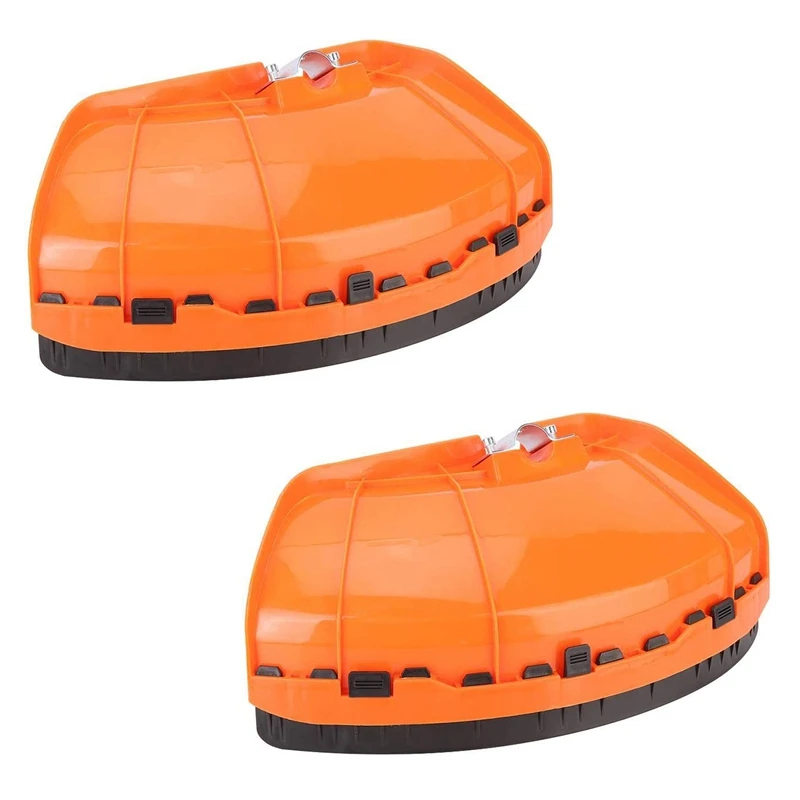 

TOP 2X Universal Brush Cutter Shield Lawn Mower Guard Lightweight Plastic Grass Trimmer Blade Protector Cover For 26Mm/28Mm