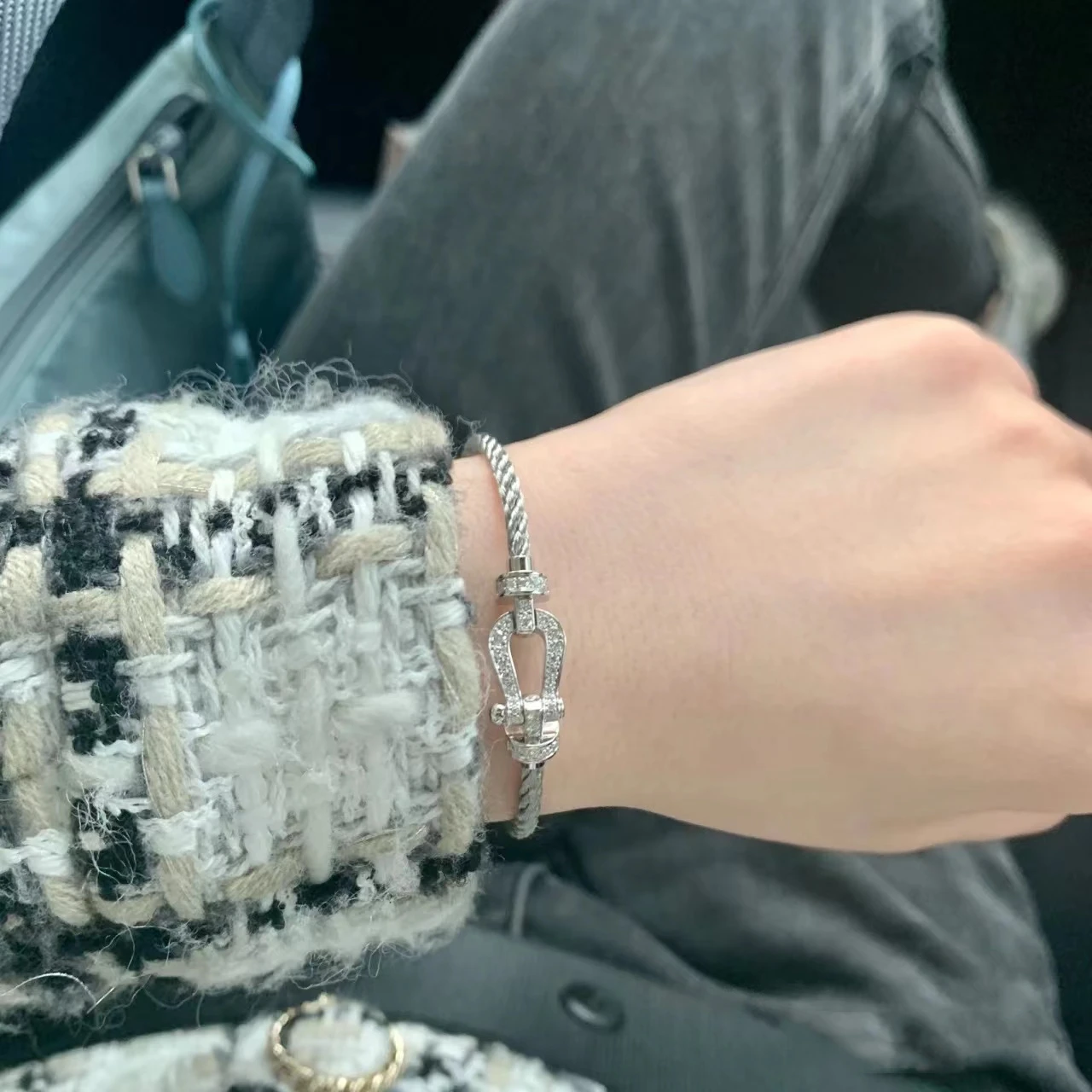 

13CM-18CM Suitable for Medium Bracelet 1:1 LOGO Couple Bracelet Suitable for Horseshoe Buckle Luxury Gift Wholesale