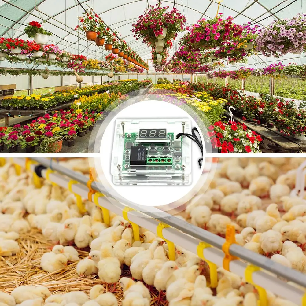 Модуль температурного контроллера с фотоэлементами XH W1209 фотоэлемент цифровой