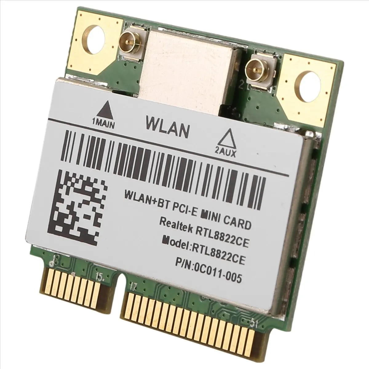 Фото AT200 Premium-RTL8822CE 1200 Мбит/с 2.4G/5ГГц 802.11AC Wi-Fi карта, сетевая карта Mini PCIe с поддержкой Bluetooth 5.0 для ноутбуков/ПК 10/11 №3