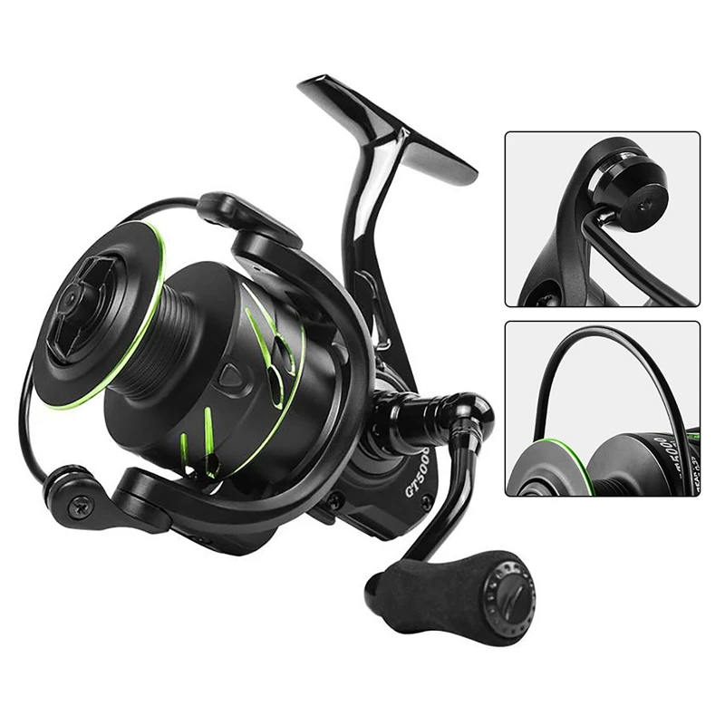 

All Metal Fishing Reel 5.0:1 Max Drag 10Kg Series Spinning Reel For Bass Saltwater Fishing Carp Reel Fishing