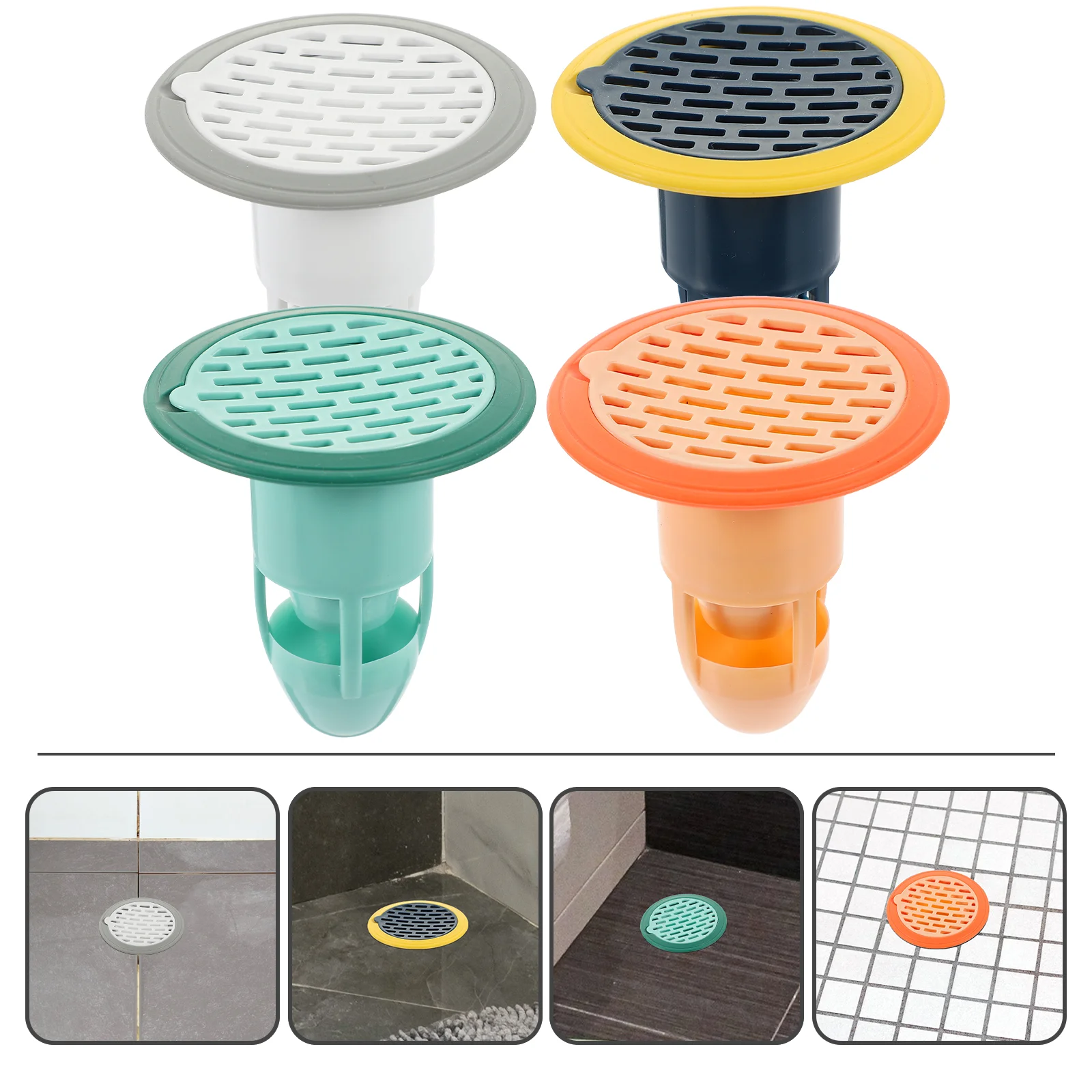 

4Pcs Sink Stopper Sink Plug Shower Drain Plug Shower Drain Stopper Tub Plug for Kitchen Home Toilet