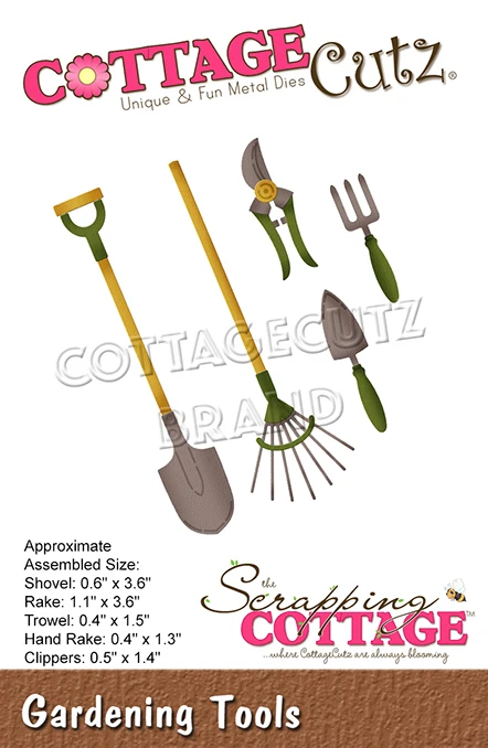 

Metal Cutting Dies Farm Tools Stencils Die Cut for DIY Scrapbooking Album Paper Card
