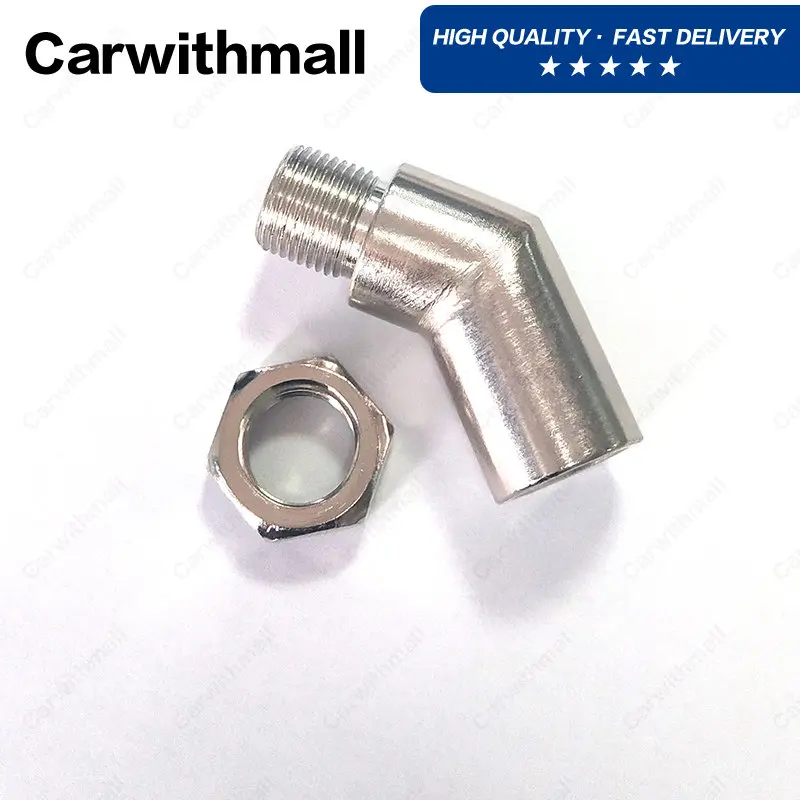 

M18 x 1,5 мм O2 расширитель датчика кислорода 45 градусов O2 Bung Удлинительный адаптер разделитель