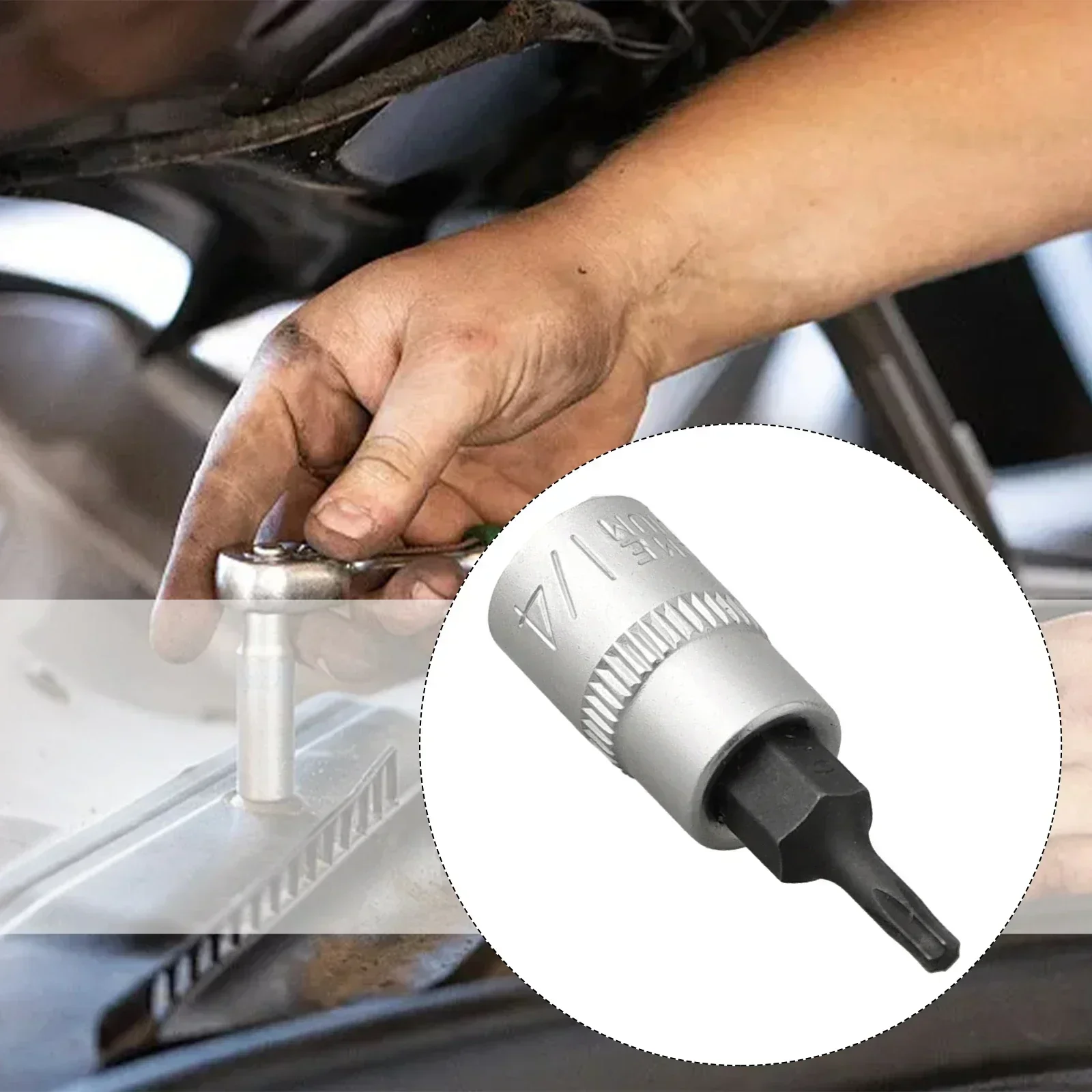 1 шт. торцевая отвертка Torx 1/4 дюйма торцевые отвертки биты T8 T15 T20 T25 T27 T30 T40 с