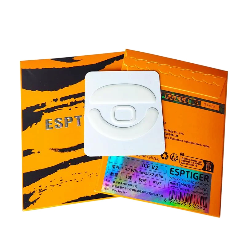 Фото Новые оригинальные коньки для мыши Esports Tiger ICE V2, ножки для мыши Pulsar X2 Wireless/X2 Mini X3 Wireless/ X2 CL/ TenZ №1