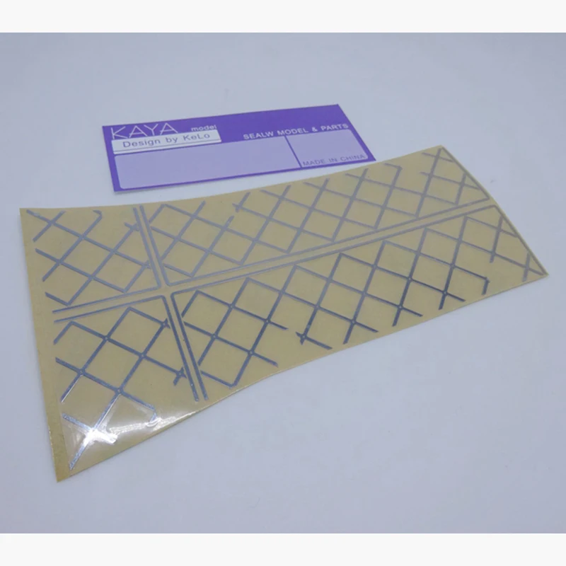 Имитация металлической наклейки спойлер украшение обновление для 1/14 Tamiya RC Truck