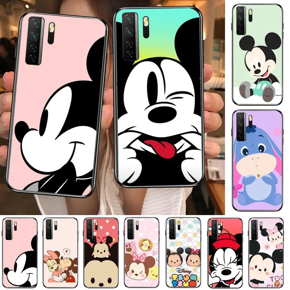 

cute disney Black Soft Cover The Pooh For Huawei Nova 8 7 6 SE 5T 7i 5i 5Z 5 4 4E 3 3i 3E 2i Pro Phone Case cases