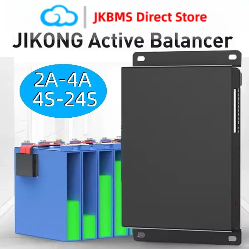 Фото Умный активный балансир JK 8S-24S 25В-100В с Bluetooth для Li-ion/LTO аккумуляторов и систем накопления энергии №1