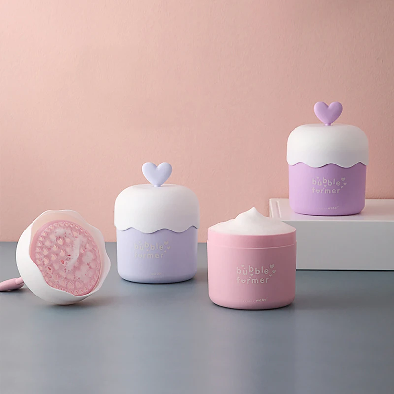 

1Pc Portable Foam Maker Cup Bubble Foamer Maker Facial Cleanser Foam Cup Body Wash Bubble Maker Bubbler for Face Cleaning