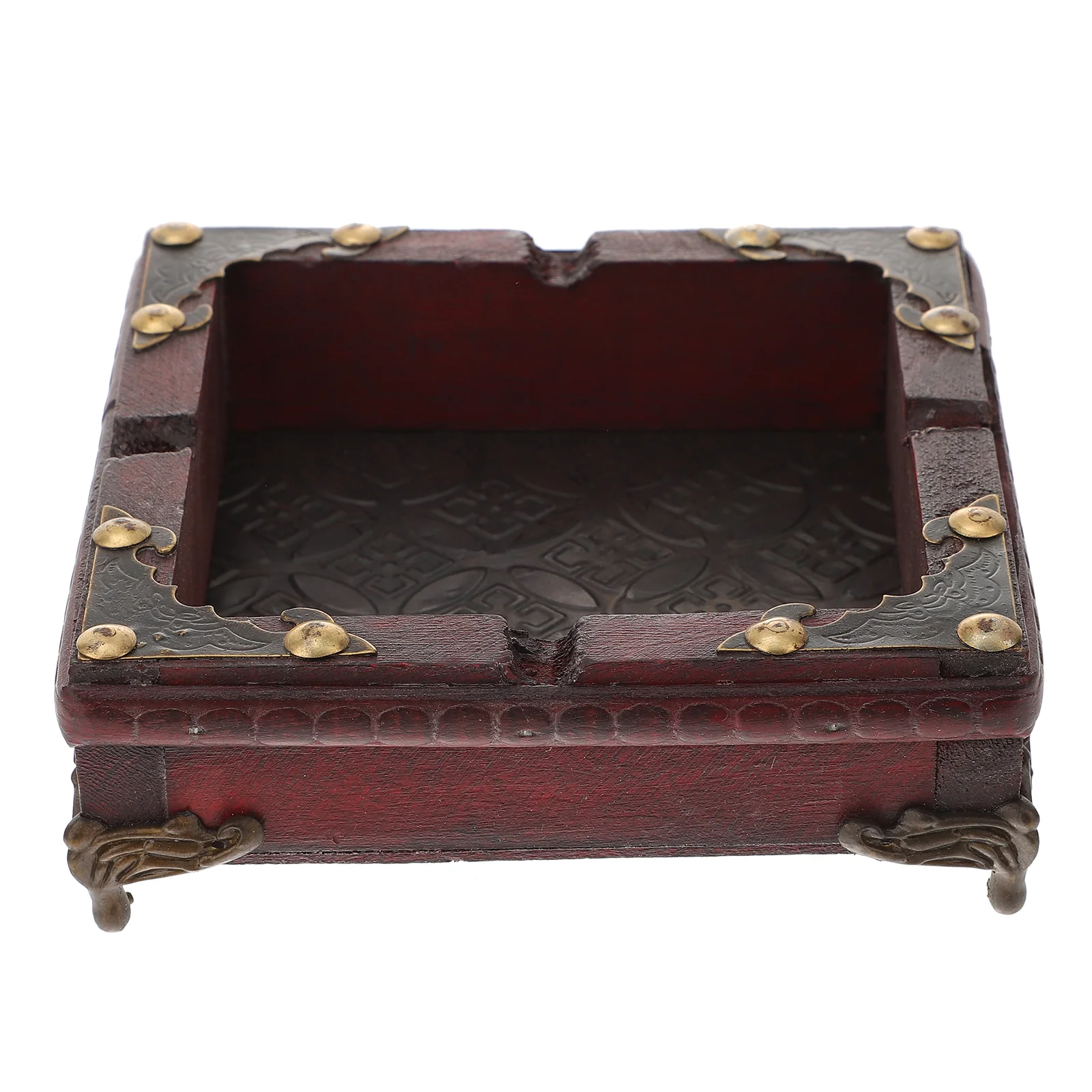 

Ashtray Tray Ash Cigar Lidtabletopashtrays Vintage Car Steel Windproof Table Stainless Wooden Smokers Outdoors