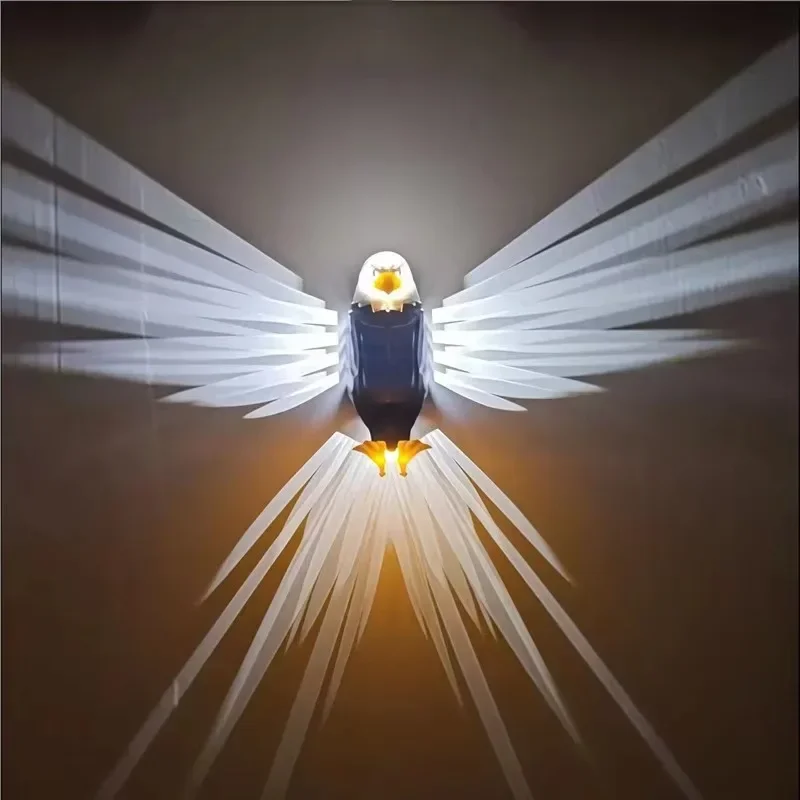 Настенный светильник Белый орел черный настенный 3D птица декоративное освещение