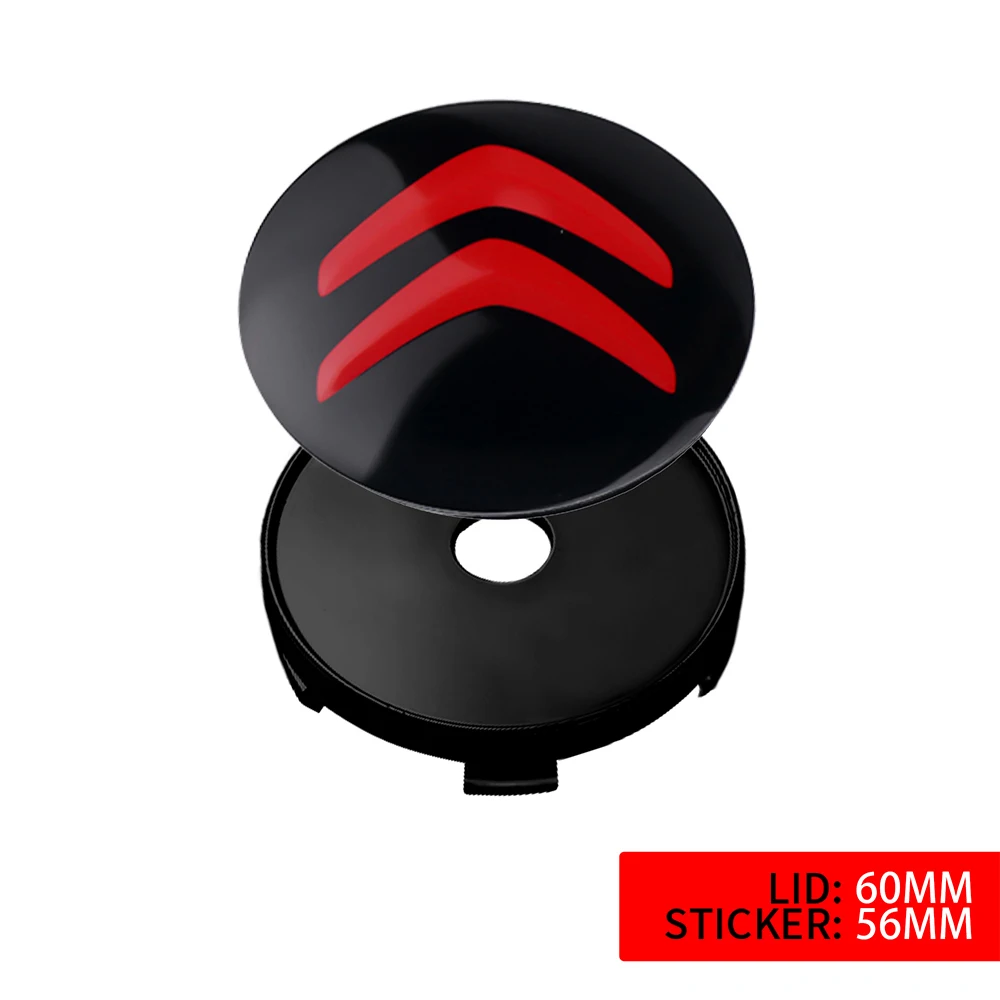 

Стайлинг автомобиля, 4 шт., 56/60 мм, центральная крышка ступицы автомобильных шин, декоративные наклейки для Citroen C3 C4 Picasso C4L C-ELYSEE DS DS3 DS4 Berlingo