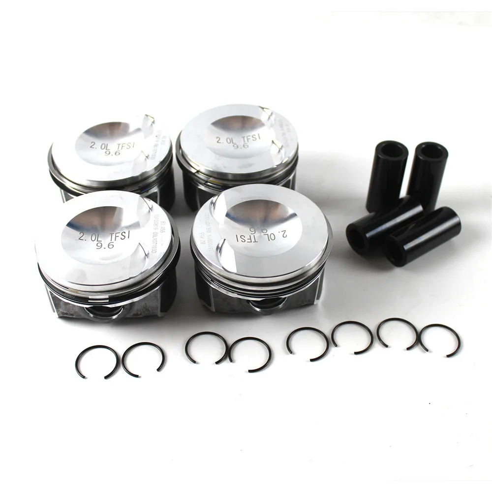 

4pcs 06H107065DM Piston & Rings Kit Φ 23mm For VW Tiguan AUDI A4 A5 Q3 Q5 TT 2.0T With 4 Month Warranty