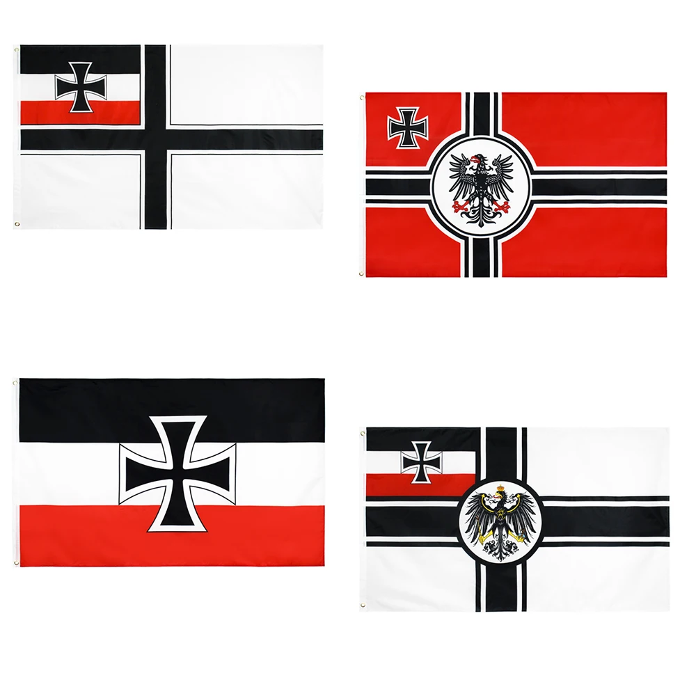 JohninUSEA 60*90cm 90*150cm German Empire DK Reich From 1903 To 1918 Iron Cross First World War Germany Army Flag |