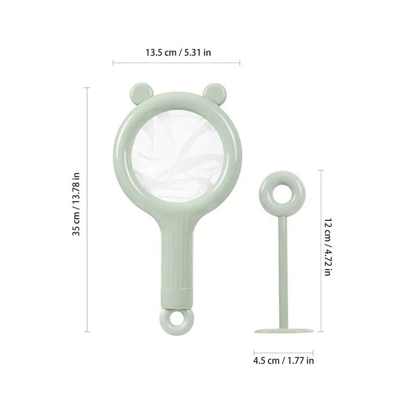 Маленькое сито для муки тонкое зеленое Кухонное еды ручное миниатюрное Сетчатое