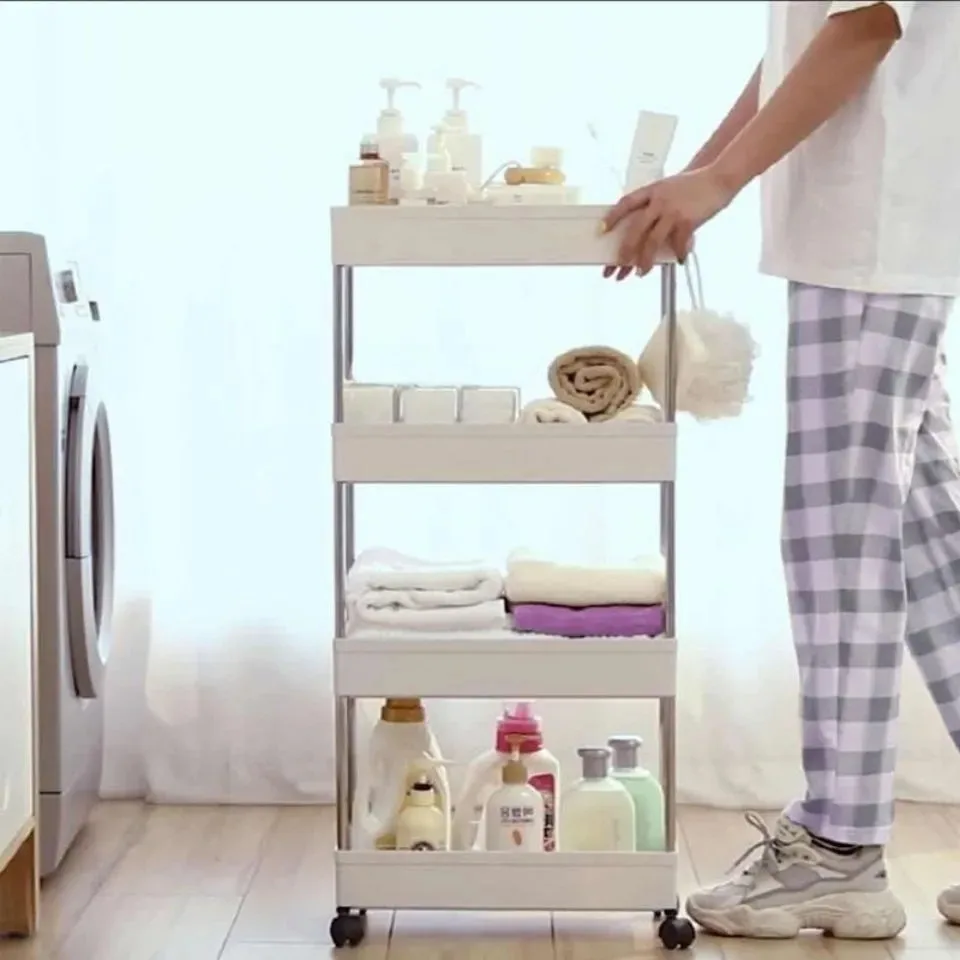 

Тележка для хранения, Кухонная Тележка, тонкая тележка для ванной, мобильный стеллаж, органайзер, скользящая тележка, полка для овощей