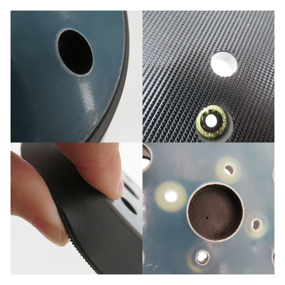 6-дюймовая шлифовальная накладка с 6 отверстиями сменная крючком и петлей 150 мм