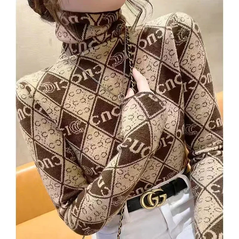 Женская одежда тонкие эластичные винтажные свитера Y2k зимние удобные мягкие