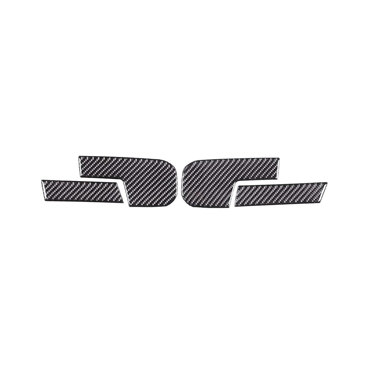 

Rear View Mirror Trim Protector Trim Decal Stickers for Ford Maverick 2022 2023 Accessories - Soft Carbon Fiber