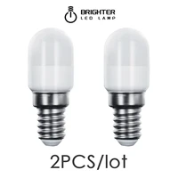 2pcs led mini refrigerator light e14 220v low power 1 5w high finger for household electrical lighting crystal down lamp