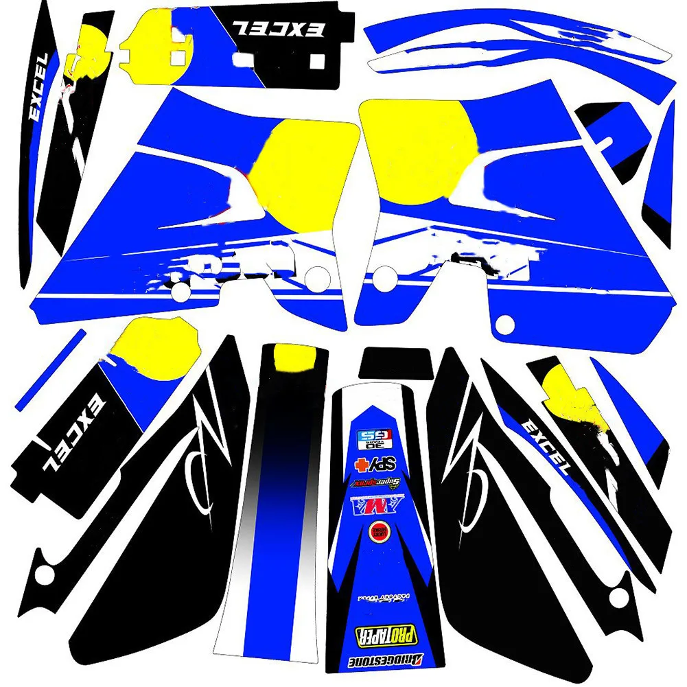 Для YAMAHA DT200WR DT 200WR DT200 WR мотоциклетные свободный изготовленный на заказ номера