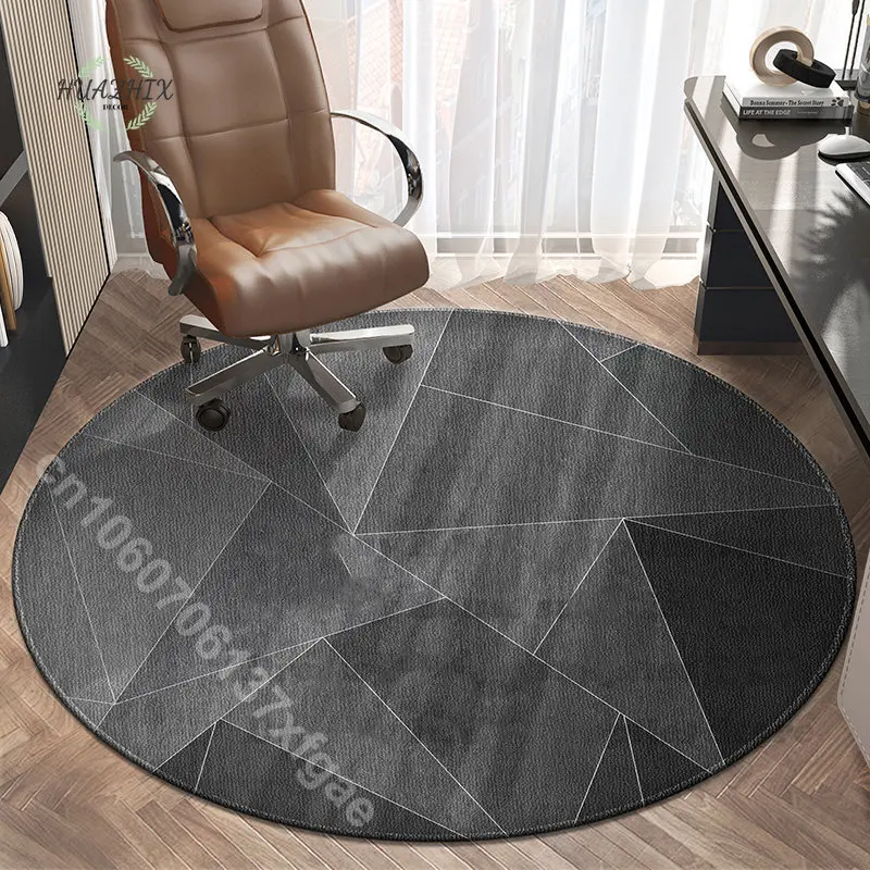 

Round Rugs Swivel Chair Floor Mat Carpets for Living Room Home Bedroom Decor Carpet Sofa Coffee Retro Tables Area Rug Decoration