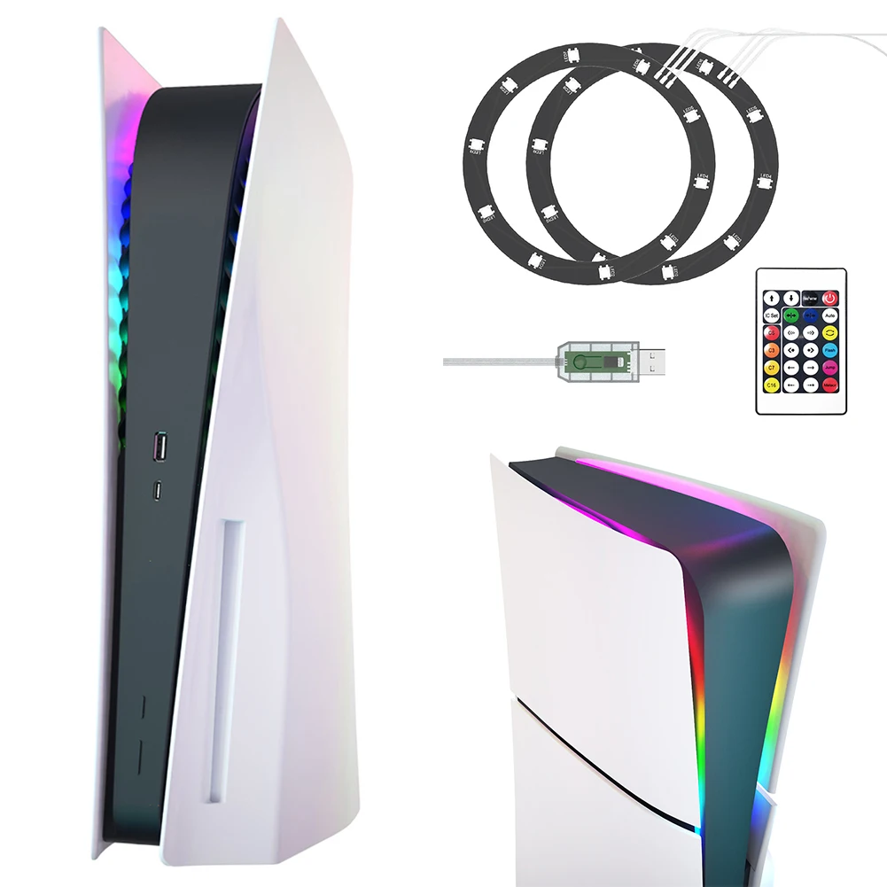 Светодиодная лента RGB для тонкой консоли PS5/PS5 Slim