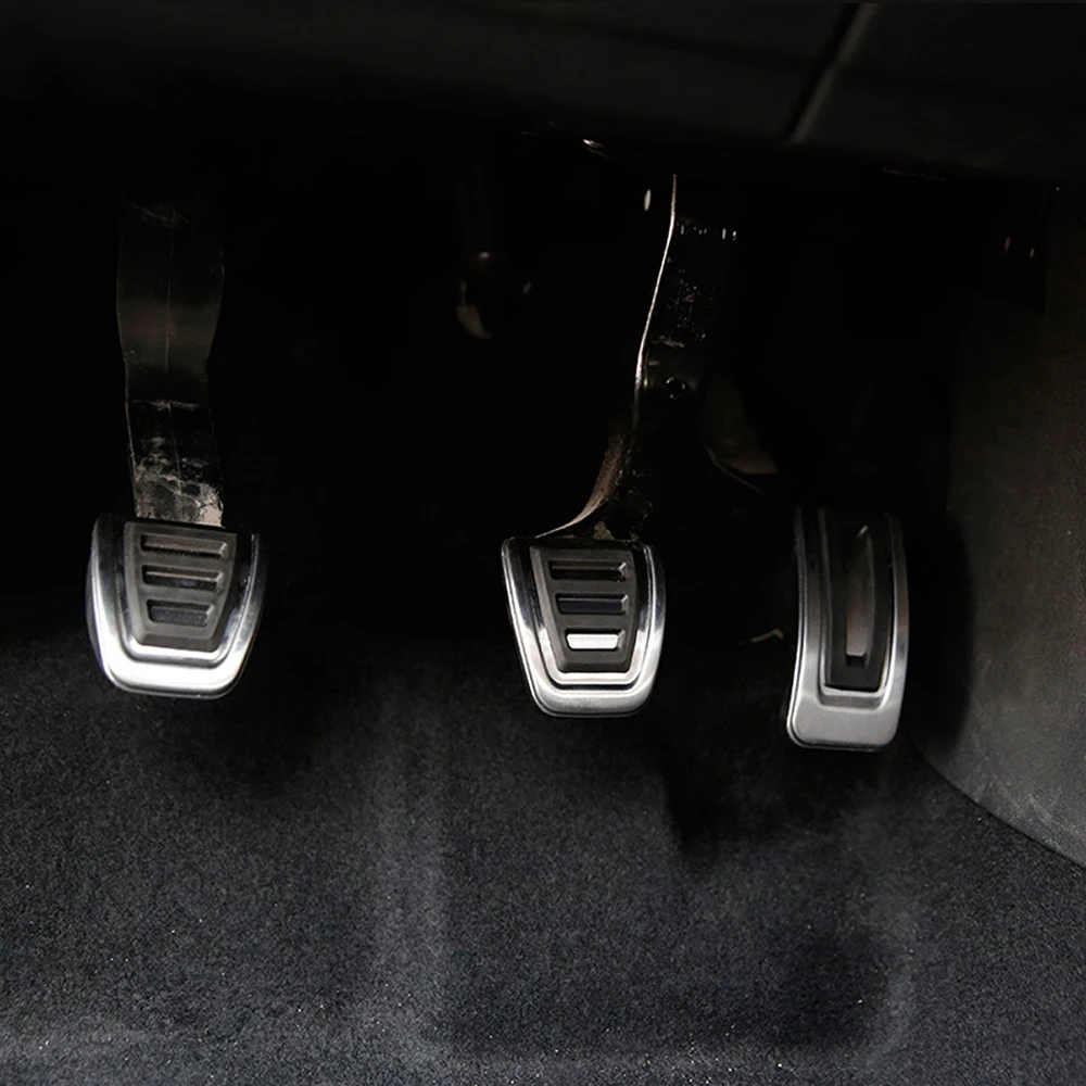 Педаль газового тормоза из нержавеющей стали MT для Seat Ibiza 6K 6L 6J Skoda Fabia I II Polo 9N 6R Bora