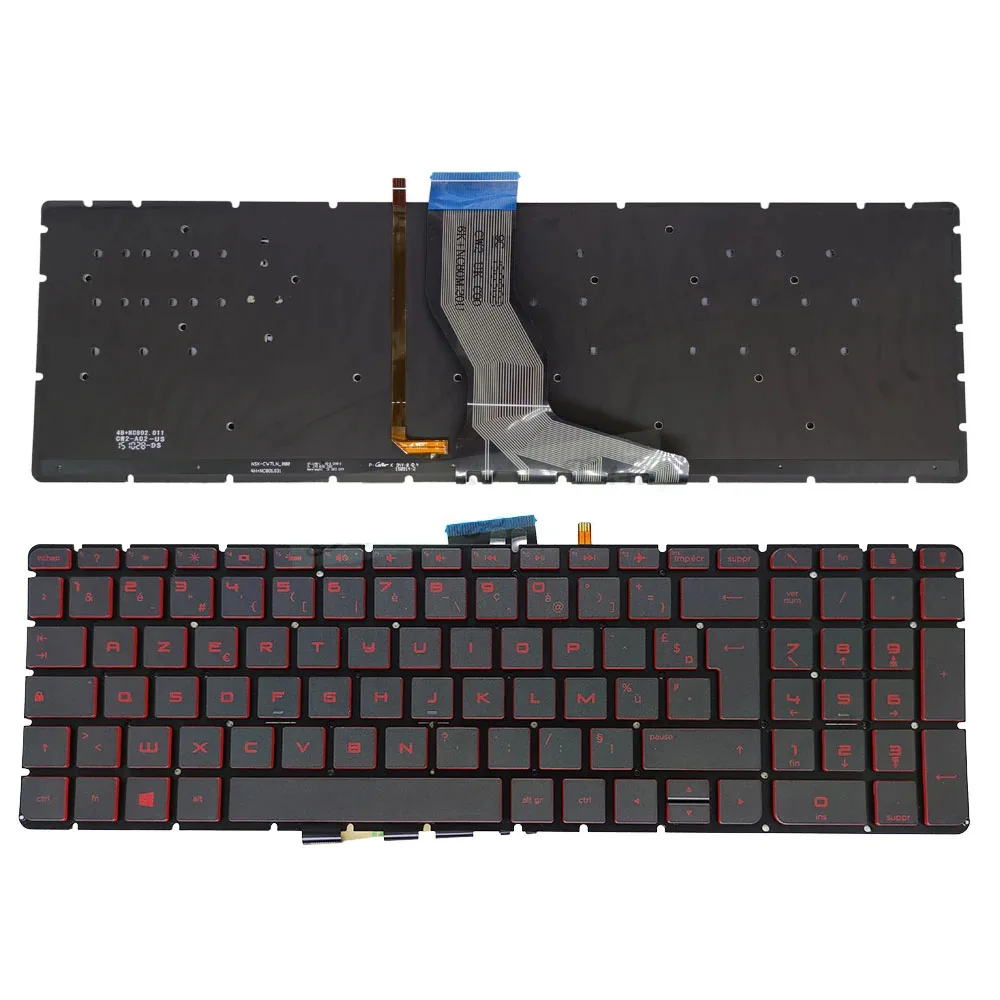 Для HP pavilion 15-AB 15-AX 15-AK 15-AW 15-BK 15-BC 17-G 17-AB 15-AR 17-S французская клавиатура с подсветкой FR